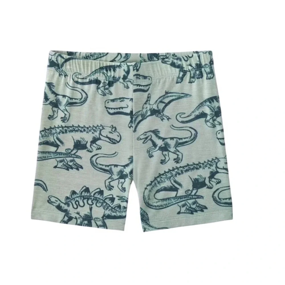 Member's Mark DreamMark Boys 4-Piece Pajama Set  Dinosaur & Camo Snug Sz 8